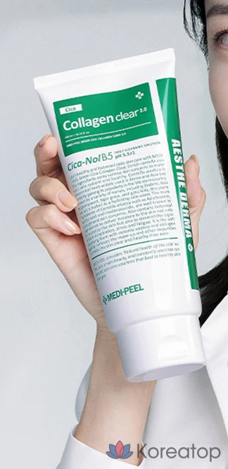 Очищающий гель Medi-Peel Green Cica Collagen Clear Gel Cleanser 2.0, 300 мл, 1 шт., фото 6