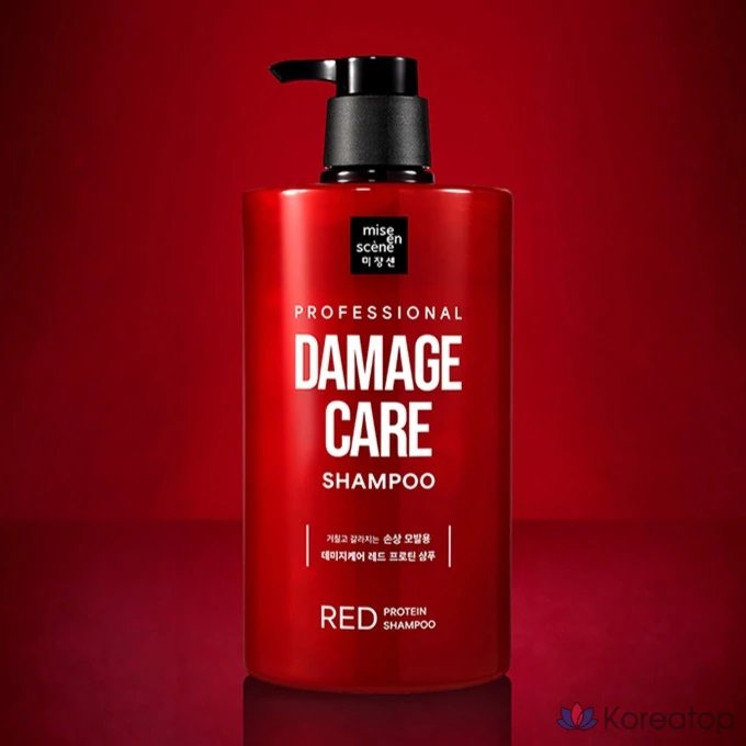 Шампунь Mise en Scene Damage Care Rose Protein Shampoo, 1 л, 1 шт., фото 3