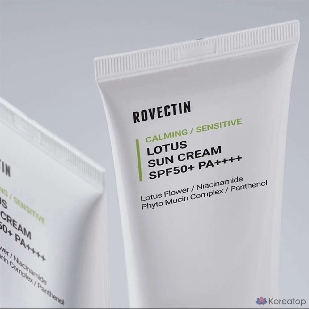 Солнцезащитный крем Rovectin Calming Lotus Water Cream SPF50+ PA++++, 50 мл, 1 шт.