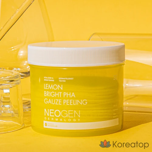 Пилинг-пэды Neogen Lemon Bright PHA Gauze Peeling Pad, 190 мл, 30 шт.