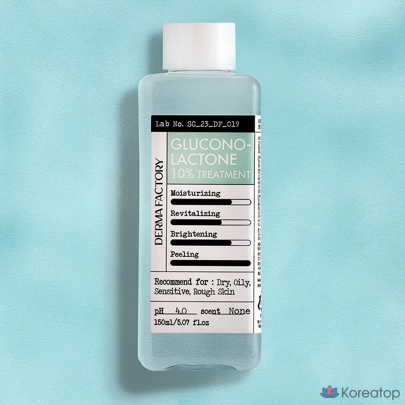 Пилинг Derma Factory Gluconolactone PHA 10% Treatment, 150 мл, 1 шт.