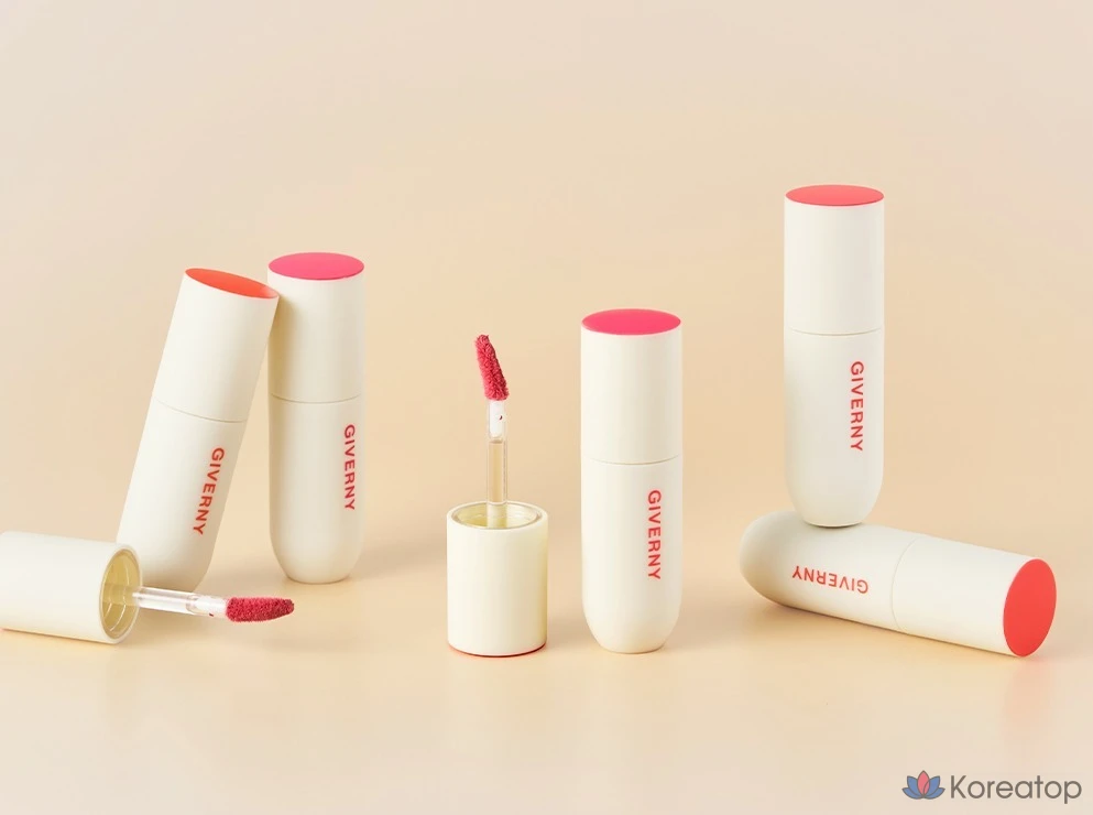 Тинт для губ Giverny Fluffy Sheer Tint, оттенок 05 Rosberry, 3.5 г, 1 шт., фото 4