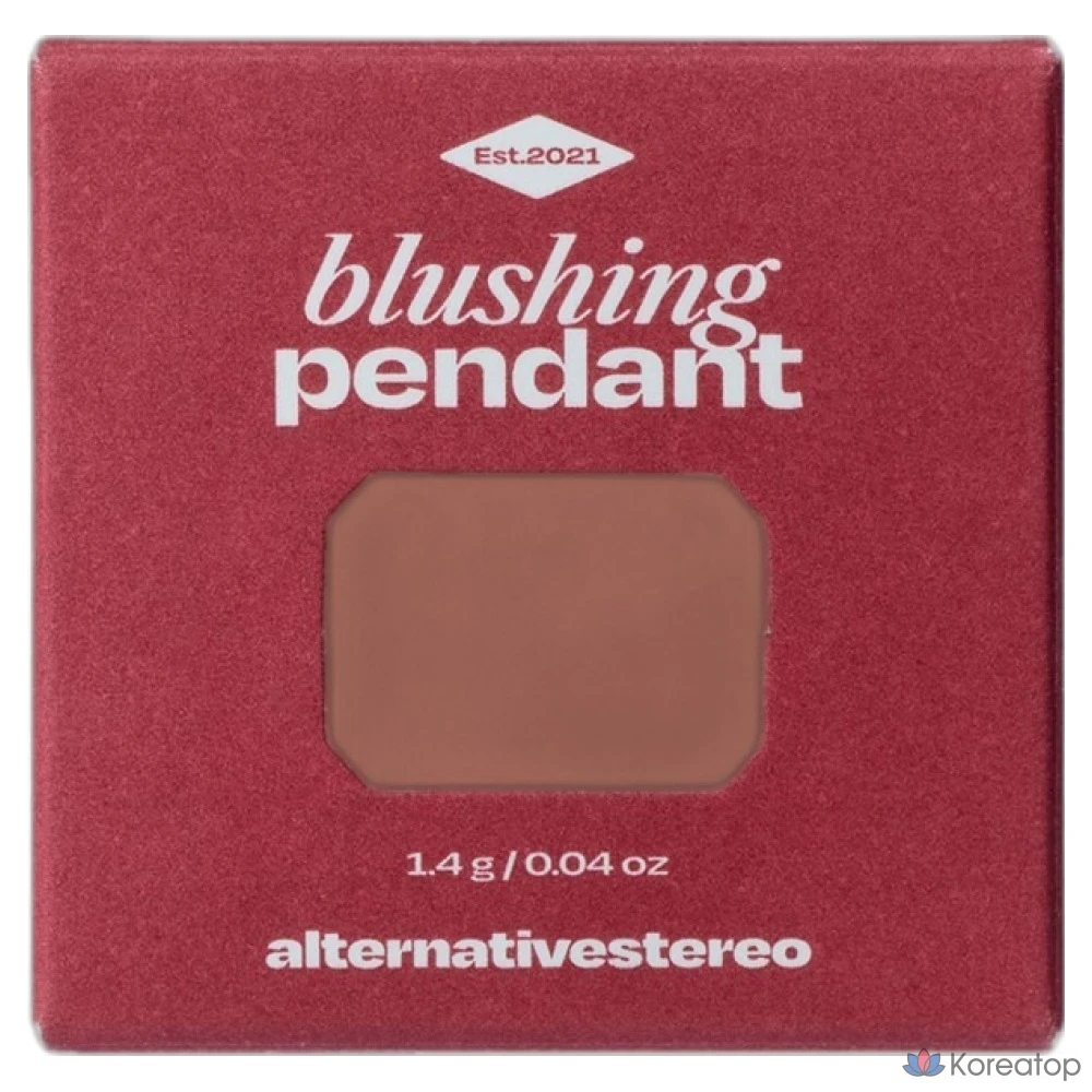 Бальзам для губ ALTERNATIVE STEREO Blushing Pendant Velvet Balm, оттенок V4 Marron Shoe, 1.4 г, 1 шт.