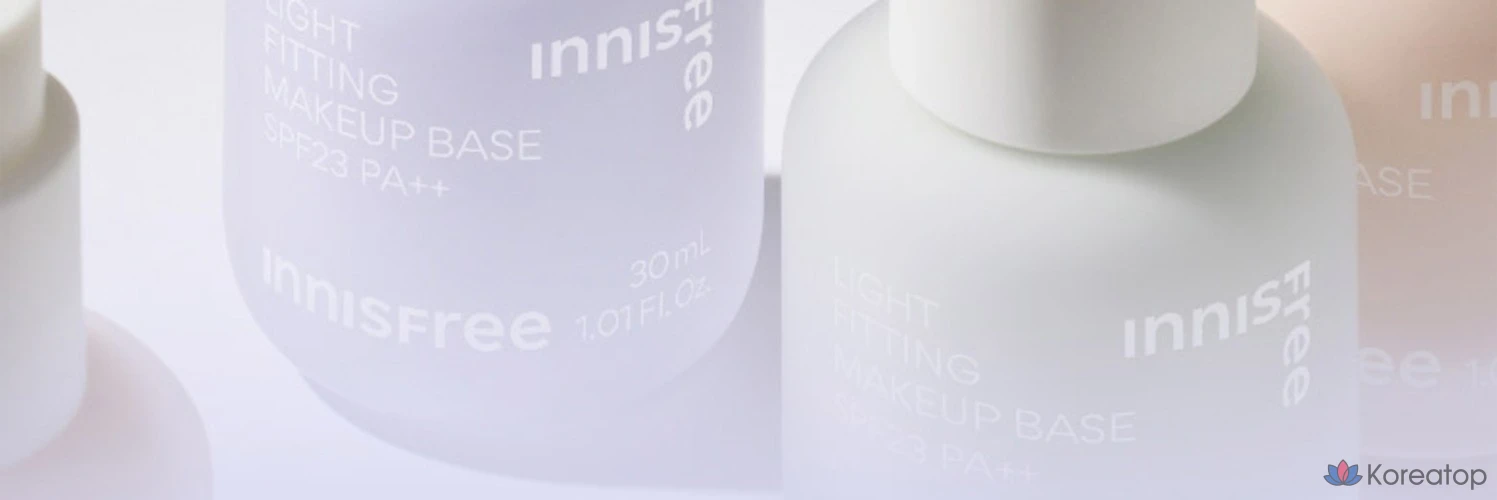 Тонер-база Innisfree Light Fitting Makeup Base, оттенок 01 Purple, 30 мл, 1 шт., фото 7