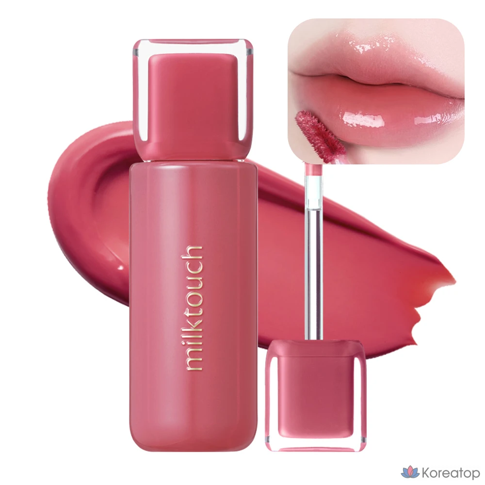Тинт для губ Milk Touch Jelly Fit Glass Glow Tint, оттенок 08 Rosy Breeze, 4 г, 1 шт.