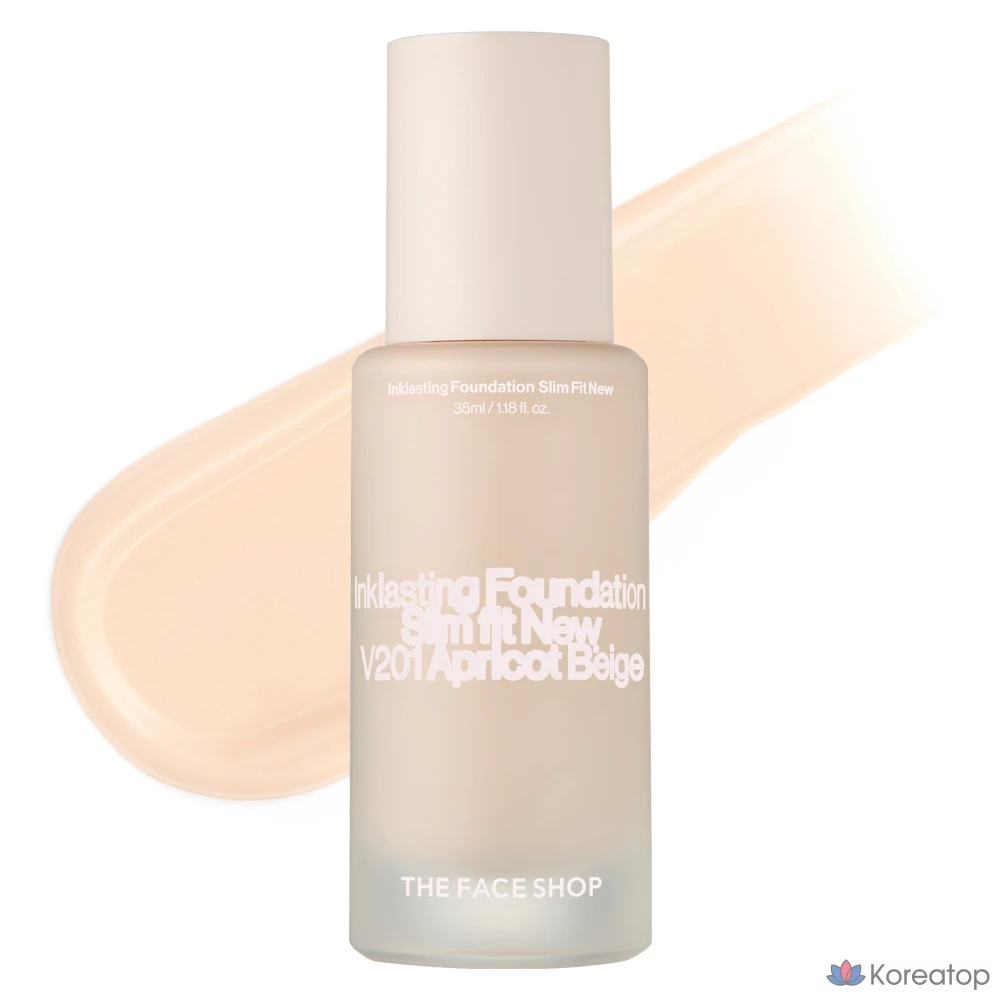 Фундация The Face Shop Ink Lasting Foundation Slim Fit New, оттенок V201, 35 мл, 1 шт.