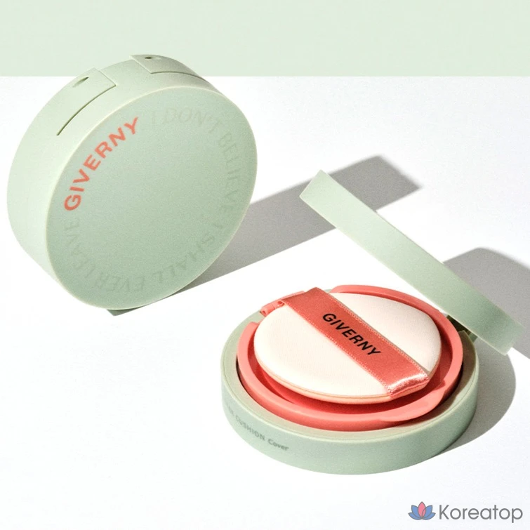 Кушон Giverny Fit Cover Cushion Foundation, оттенок 23NW Medium Beige, 12 г, 1 шт.