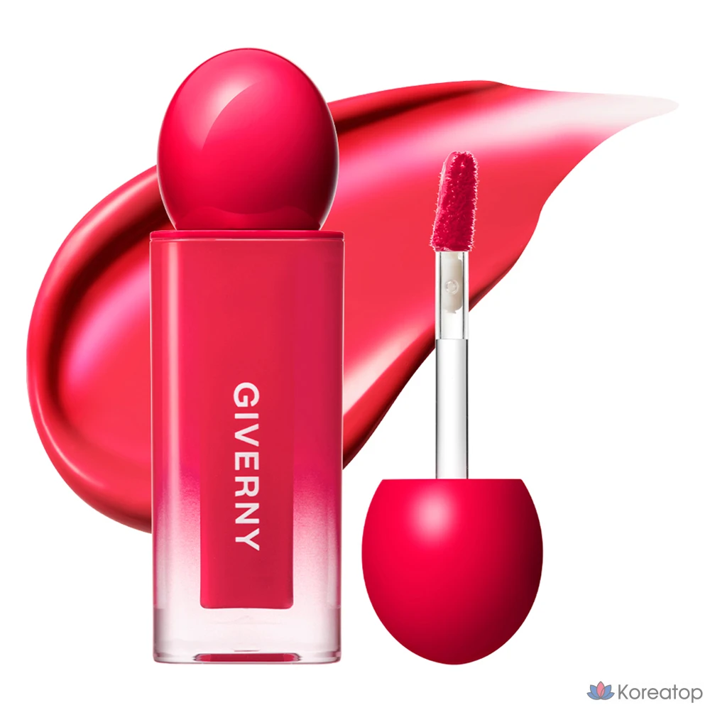 Тинт для губ Giverny Dewy Glaze Lip Tint, оттенок 09 Rosy Cherry, 4.9 г, 1 шт.