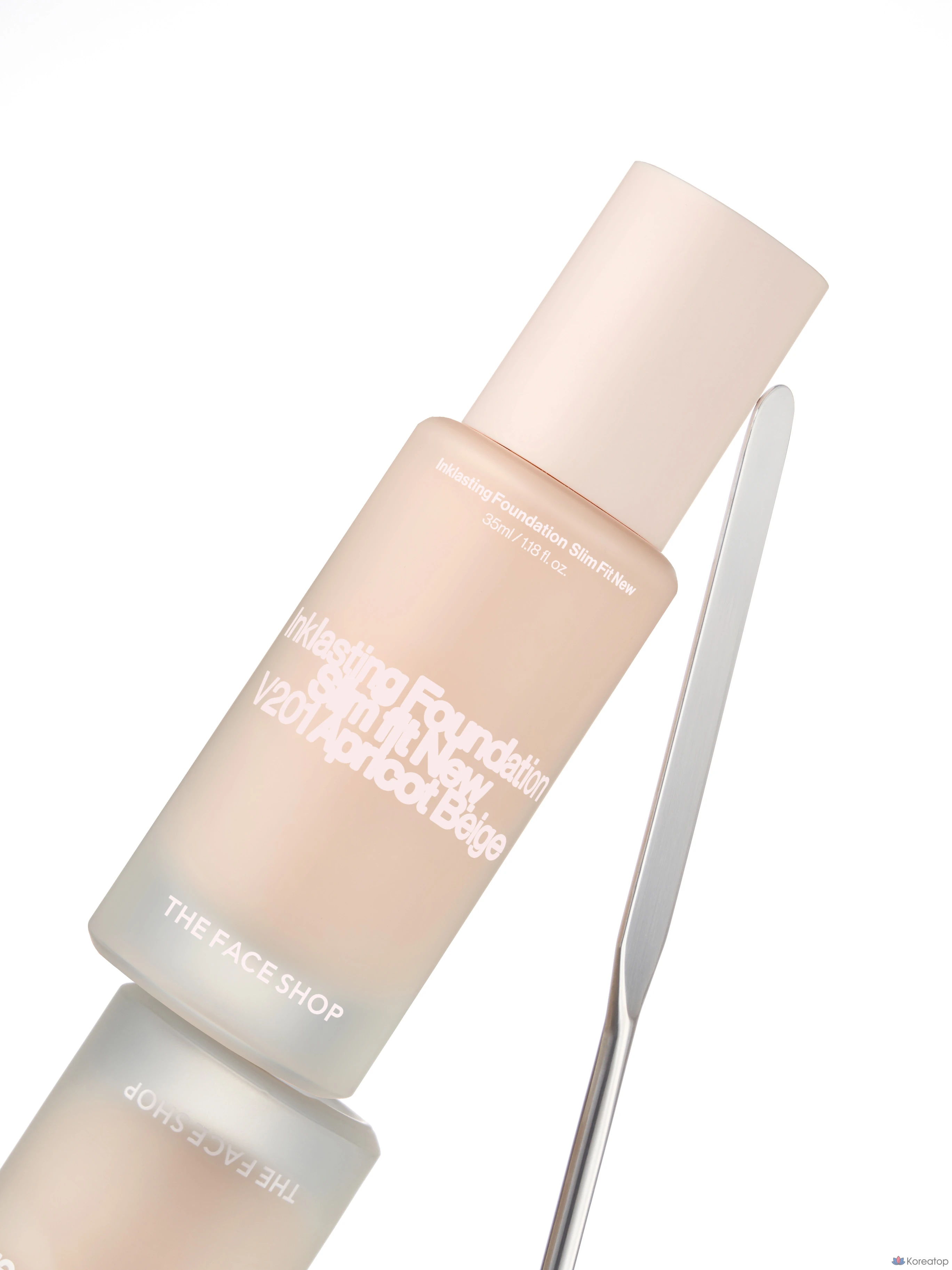 Фундация The Face Shop Ink Lasting Foundation Slim Fit New, оттенок V201, 35 мл, 1 шт., фото 3