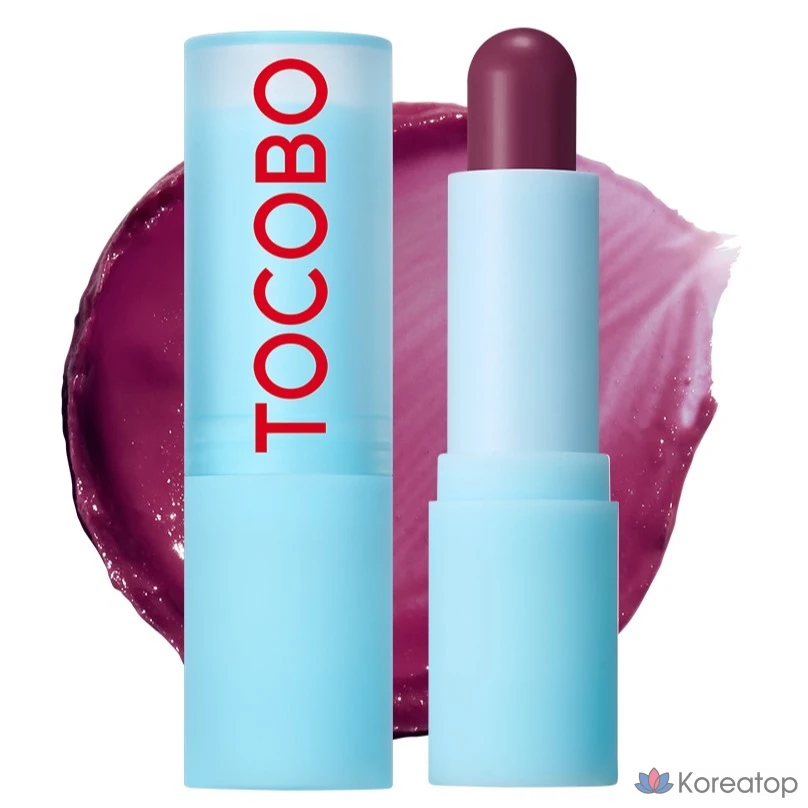 Тинт-бальзам для губ Tocobo Glass Tinted Lip Balm, оттенок 016 Ode Grape, 3.5 г, 1 шт.