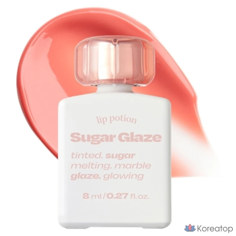 Тинт для губ ALTERNATIVE STEREO Lip Potion Sugar Glaze Tint, оттенок NO 4 Peach Ball, 1 шт.