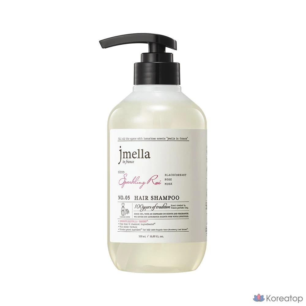 Шампунь Jmella In France Sparkling Rose Hair Shampoo Fruity Rose, 500 мл, 1 шт.