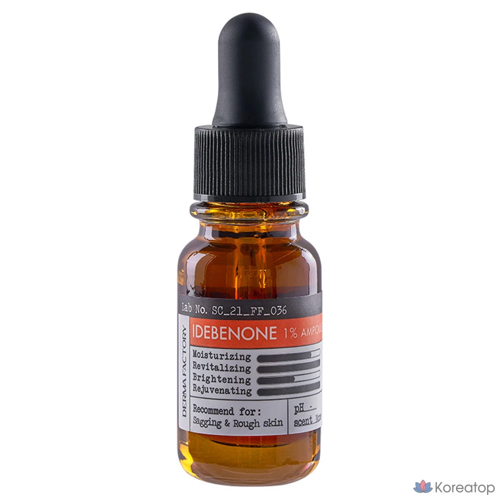 Ампульная сыворотка Derma Factory Idebenone 1% Ampoule, 10 мл, 1 шт.