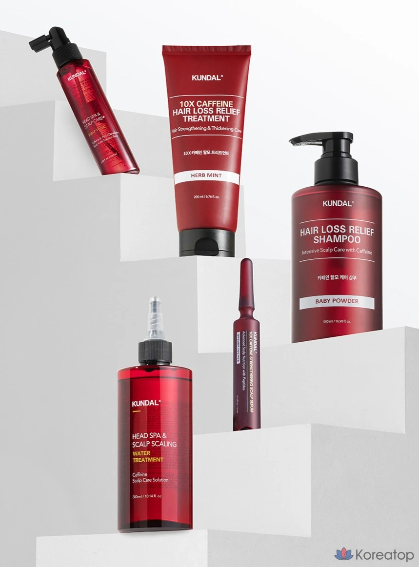 Триатмент для волос Kundal Ten-X Caffeine Hair Strengthening Anti-Hair Loss Treatment, аромат White Musk, 200 мл, 1 шт.
