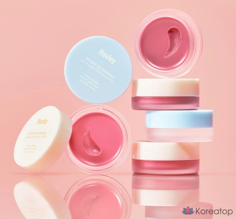 Бальзам для губ Huxley Lip Balm Gloss Layer, оттенок 2 Blush Layer, 5 г, 1 шт.