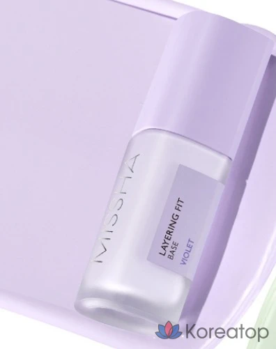 Тонер-база под макияж Missha Layering Fit Makeup Base, оттенок Violet, 35 мл, 1 шт.