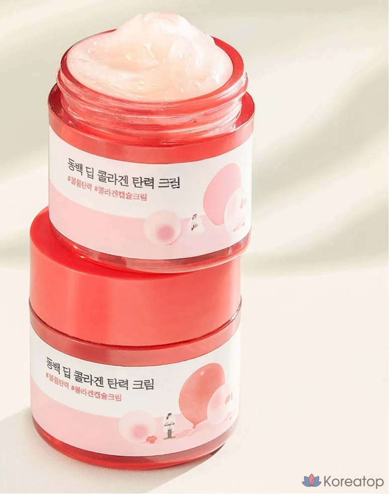 Крем для лица Round Lab Camellia Deep Collagen Elasticity Cream, 50 мл, 1 шт.