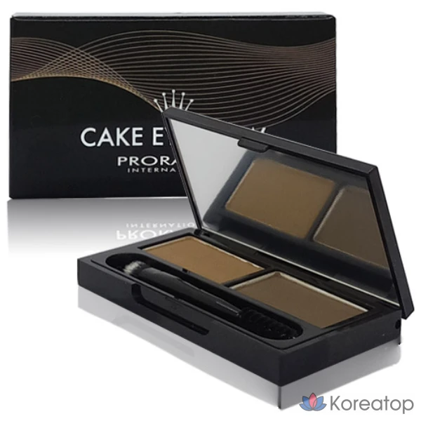 Тинт для бровей Prorance Cake Eyebrow, 2 оттенка, 1 шт.