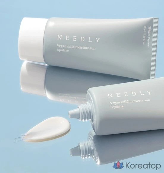 Солнцезащитный крем Needly Mild Moisture Sun Cream SPF50+ PA++++, 50 мл, 1 шт.