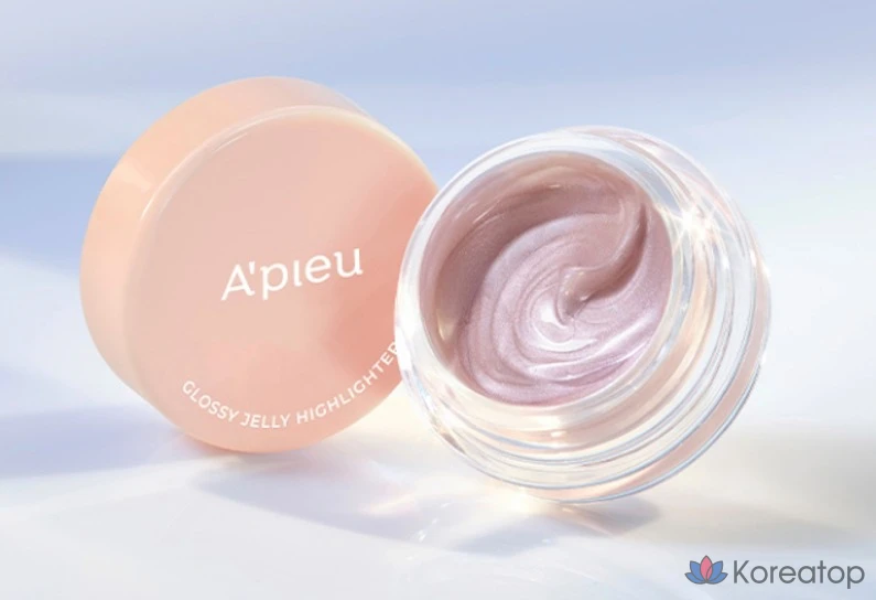 Хайлайтер A'Pieu Juice Pang Glossy Jelly Highlighter, оттенок Pink Shell, 3.8 г, 1 шт., фото 2
