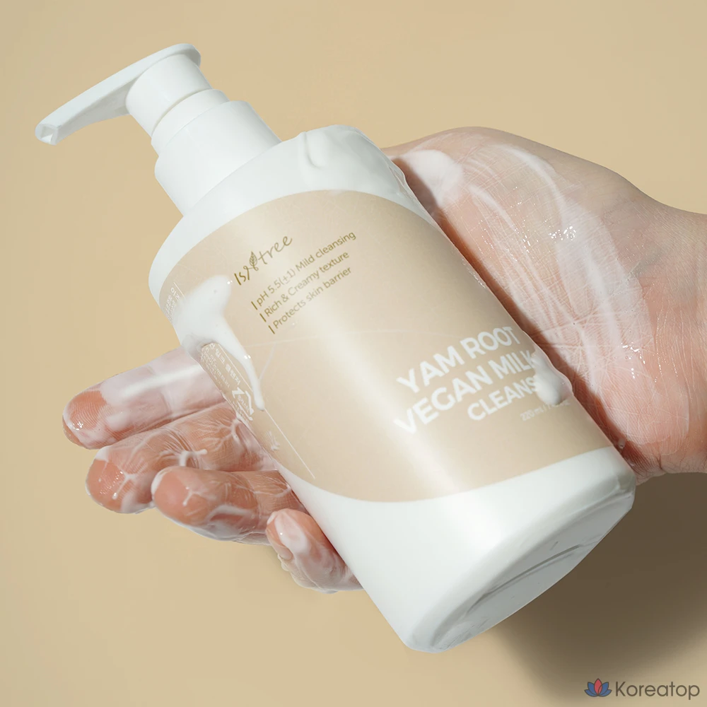 Очищающее молочко IsNtree Yam Cleanser Milk, 220 мл, 1 шт.
