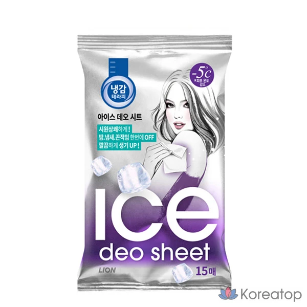 Дезодорант-салфетки Lion Ice Deodorant Sheet, 87 г, 1 шт.