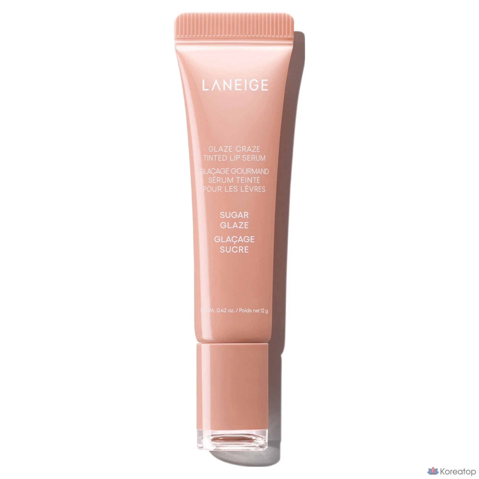 Бальзам для губ LANEIGE Donut Lip Serum, оттенок 01 Sugar Glaze, 12 г, 1 шт.
