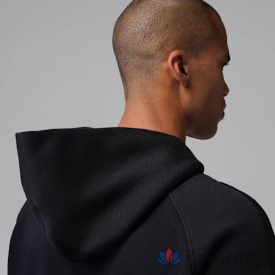 Свитшот на молнии мужской Jordan Brooklyn Oversized Fleece Full-Zip, фото 5
