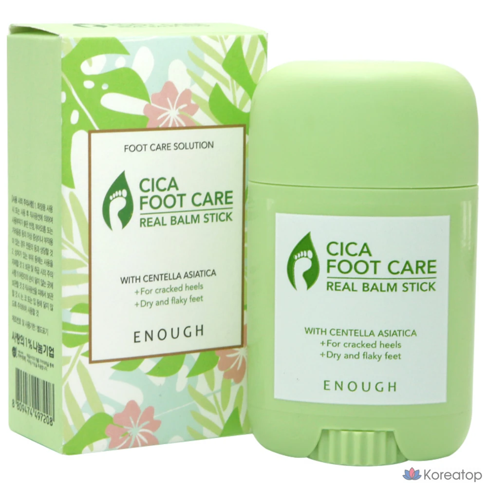 Бальзам для ног Enough Cica Foot Care Real Balm Stick, 20 мл, 1 шт.