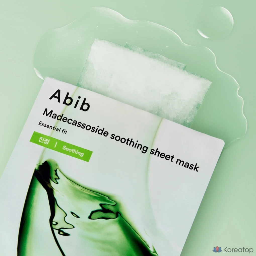 Тканевая маска для лица Abib Madecassoside Calming Essential Fit Mask, 10 шт.
