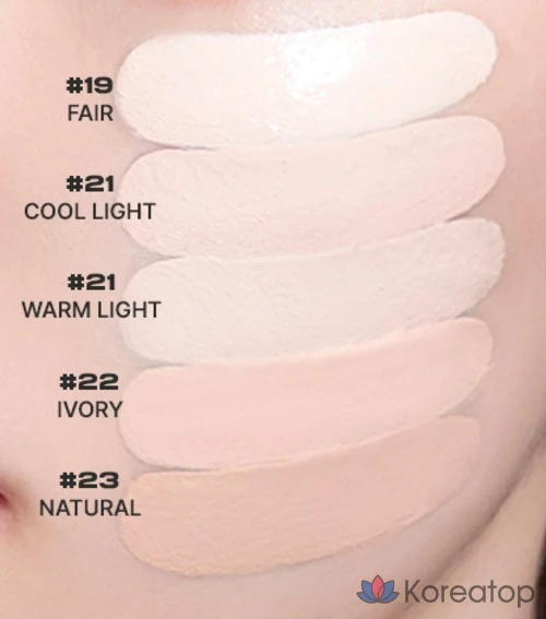 Кушон ABOUT TONE Skin Layer Fit Cushion Refill, оттенок 21 Warm Light, 13 г, 1 шт.