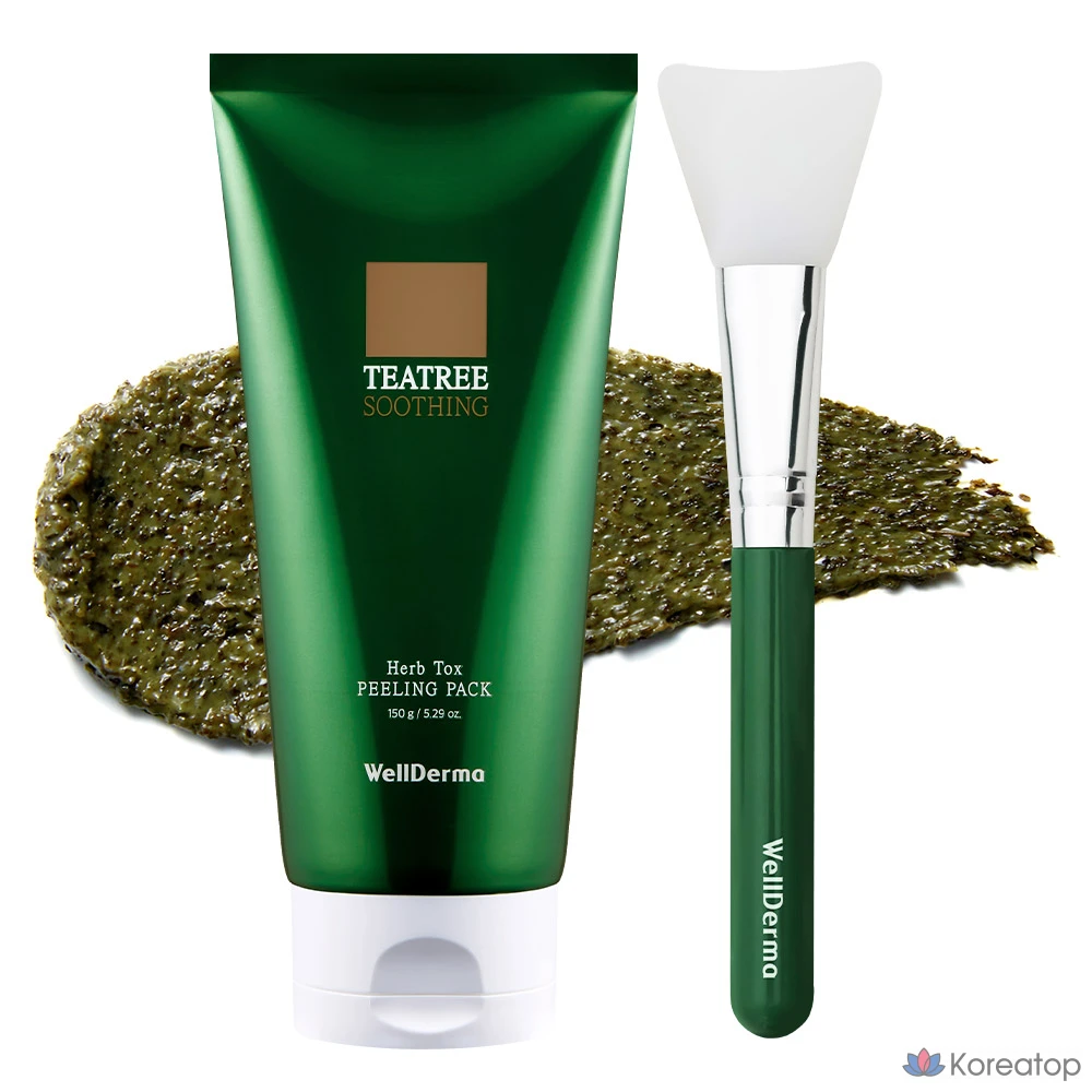 Пилинг WellDerma Chisel Tea Tree Herb Tox Peeling Pack, 150 г, 1 шт.