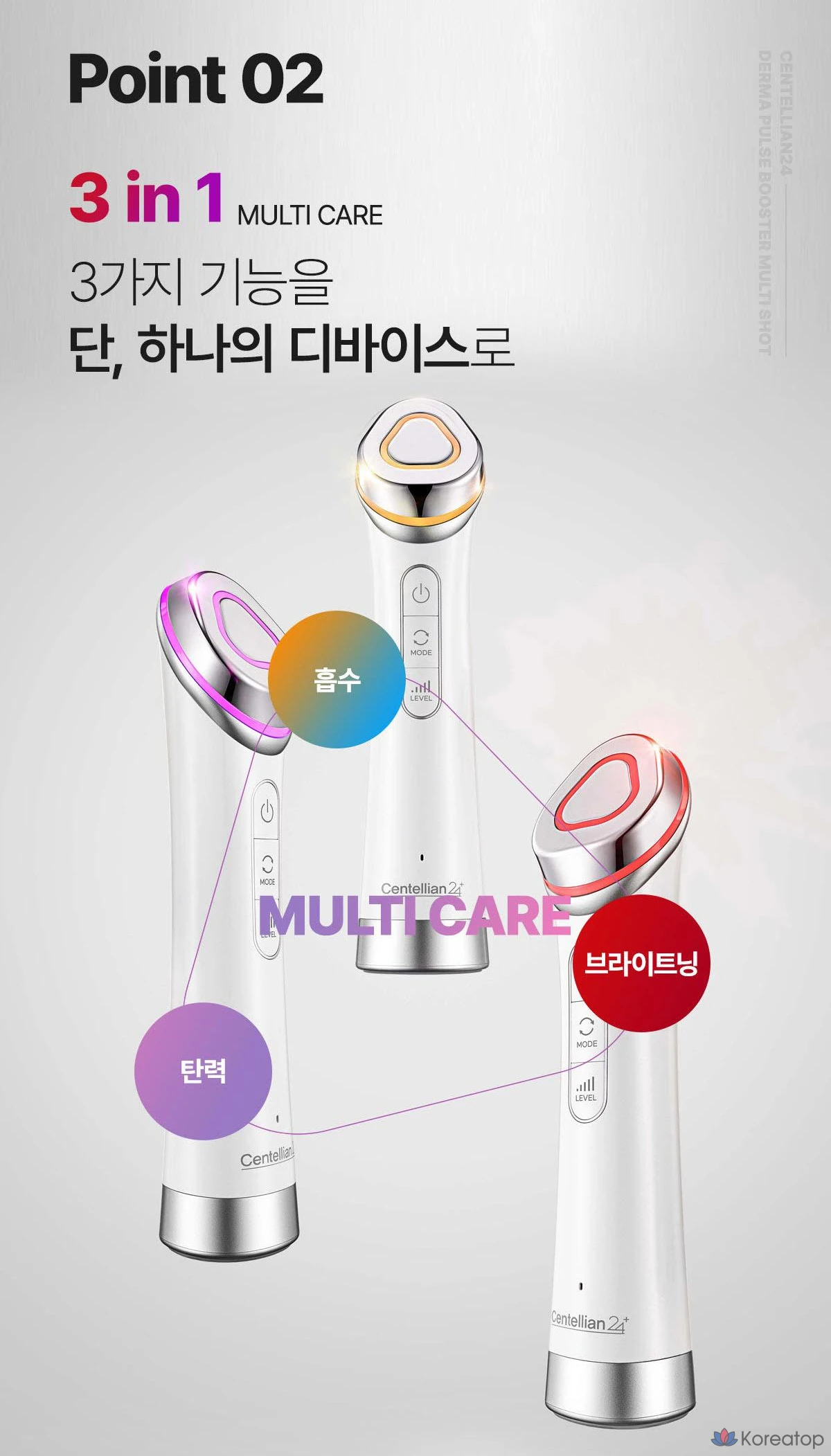Массажер для лица Medicube Centellian24 Derma Pulse Booster Multi Shot, цвет Ivory