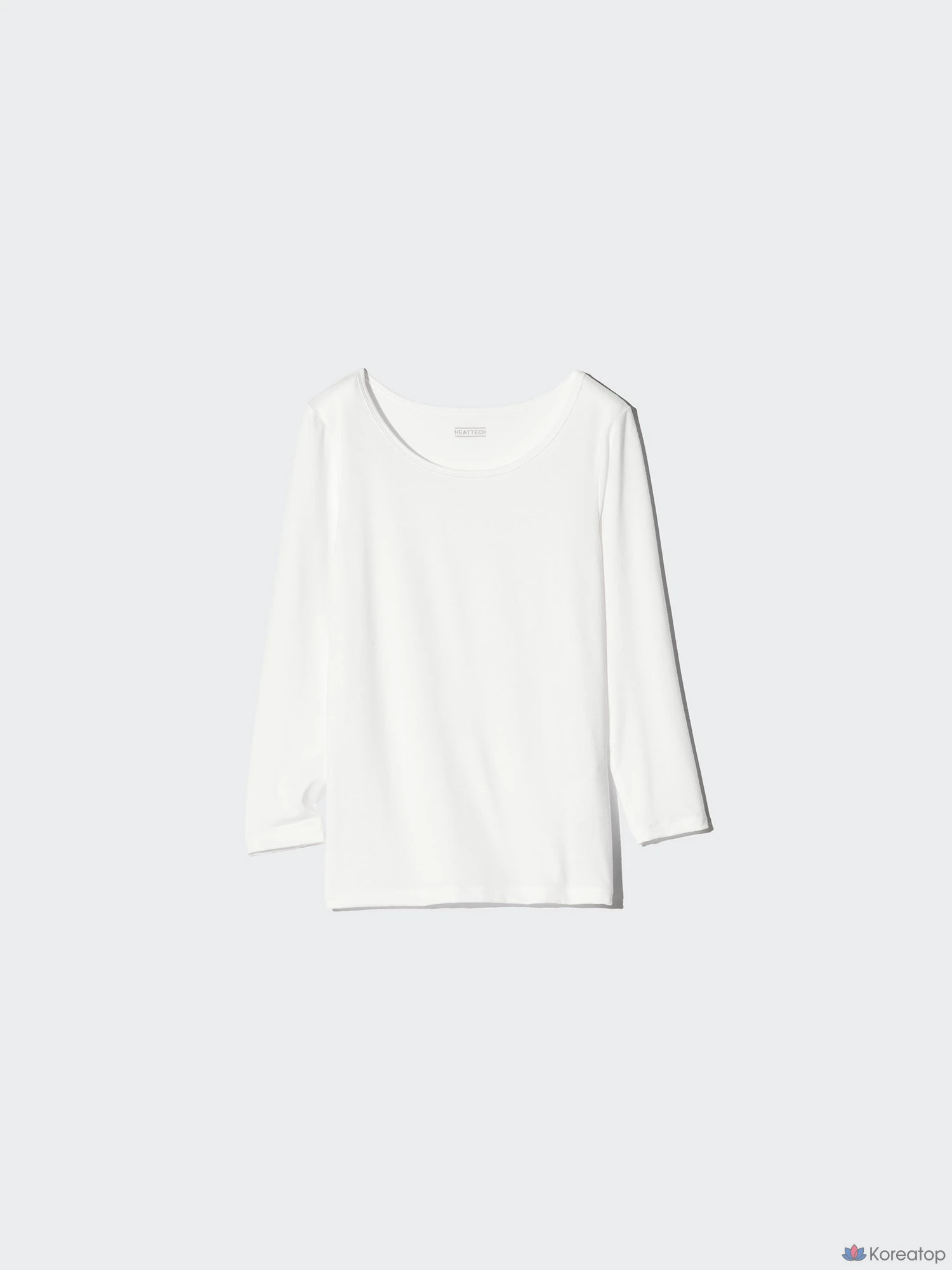 Футболка детская Uniqlo HEATTECH U-Neck Long Sleeve T-Shirt
