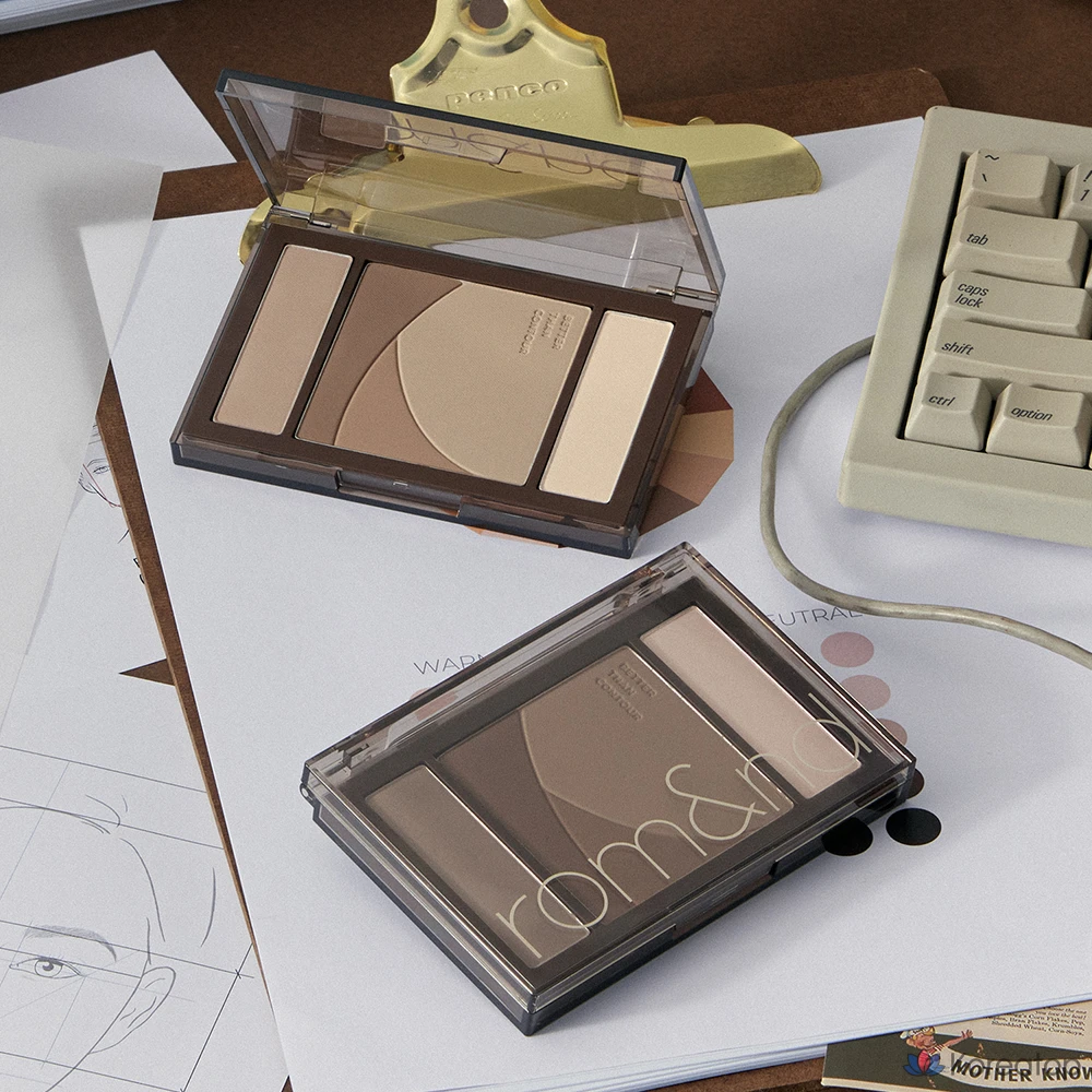 Контур для лица ROM&ND Better Than Contour Shading, оттенок 02 Grey Cool, 20.5 г, 1 шт.