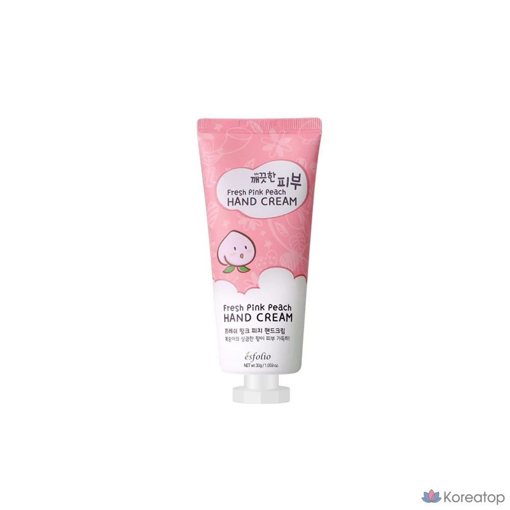 Набор для ухода Esfolio Clean Skin Hand Cream 5-piece Set (Strawberry Milk Yuzu Peach Snail), 150 г, 1 шт.