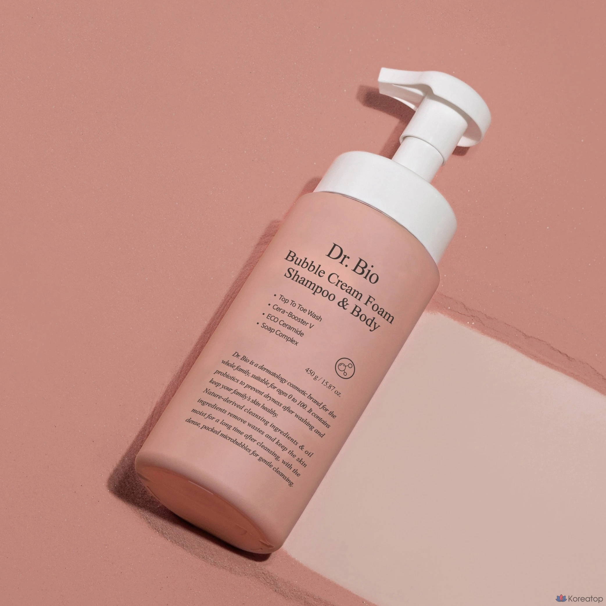 Очищающая пенка для тела и волос Dr. Bio Bubble Cream Foam Shampoo &amp; Body Wash, 450 мл, 1 шт.