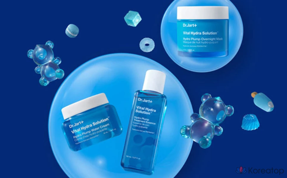 Ночная маска Dr. Jart+ Vital Hydra Solution Hydro Plump Overnight Mask, 75 мл, 4 шт., фото 8