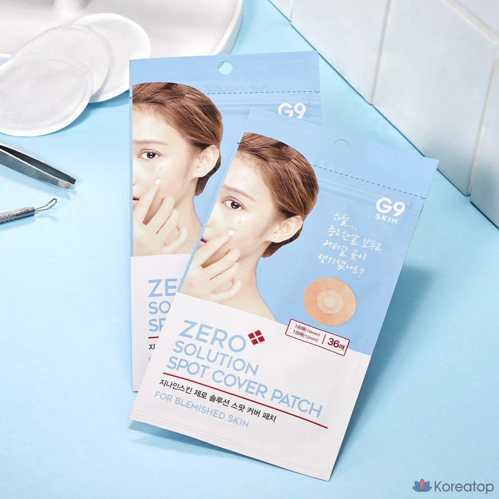 Патчи для лица G9SKIN Zero Solution Spot Cover Patch, 108 шт.