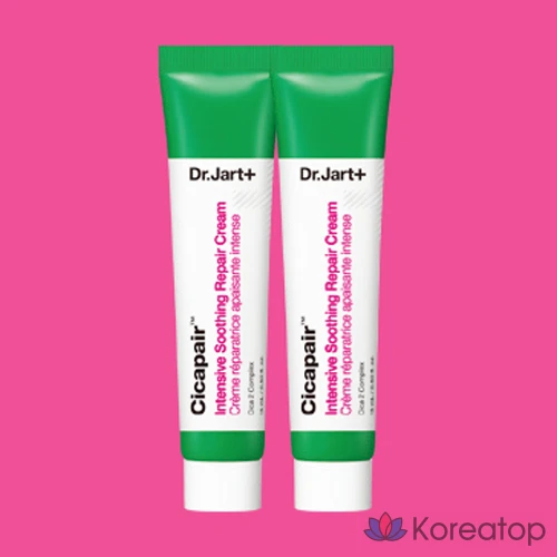 Набор для ухода Dr. Jart+ Cicapair Intensive Soothing Repair Cream (50 мл + 15 мл x 2 шт.), 1 шт.