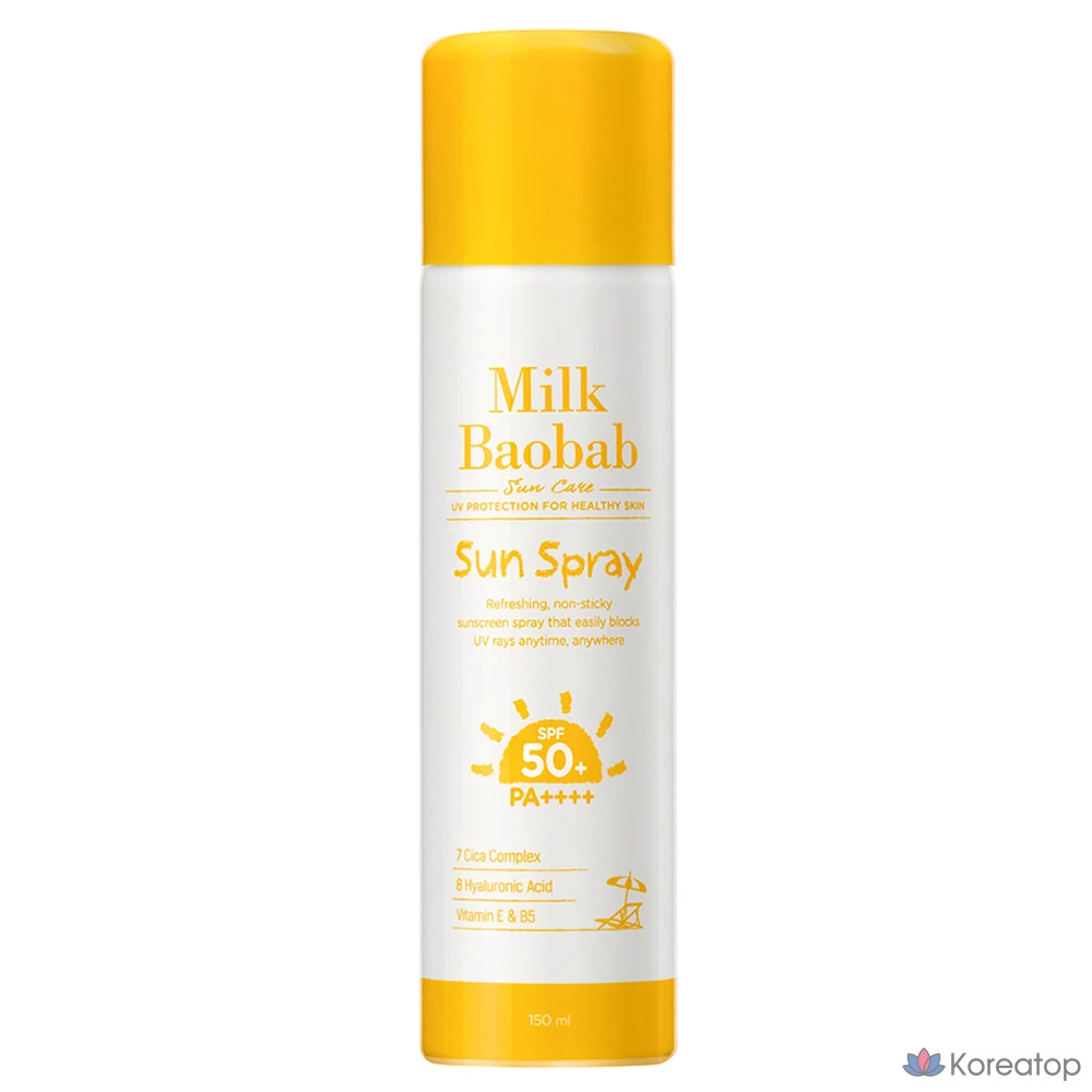 Солнцезащитный спрей Milk Baobab Sun Spray SPF50+ PA++++, 150 мл, 1 шт.