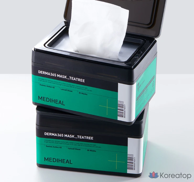 Тканевая маска для лица MEDIHEAL Derma365 Mask Tea Tree, 30 шт.