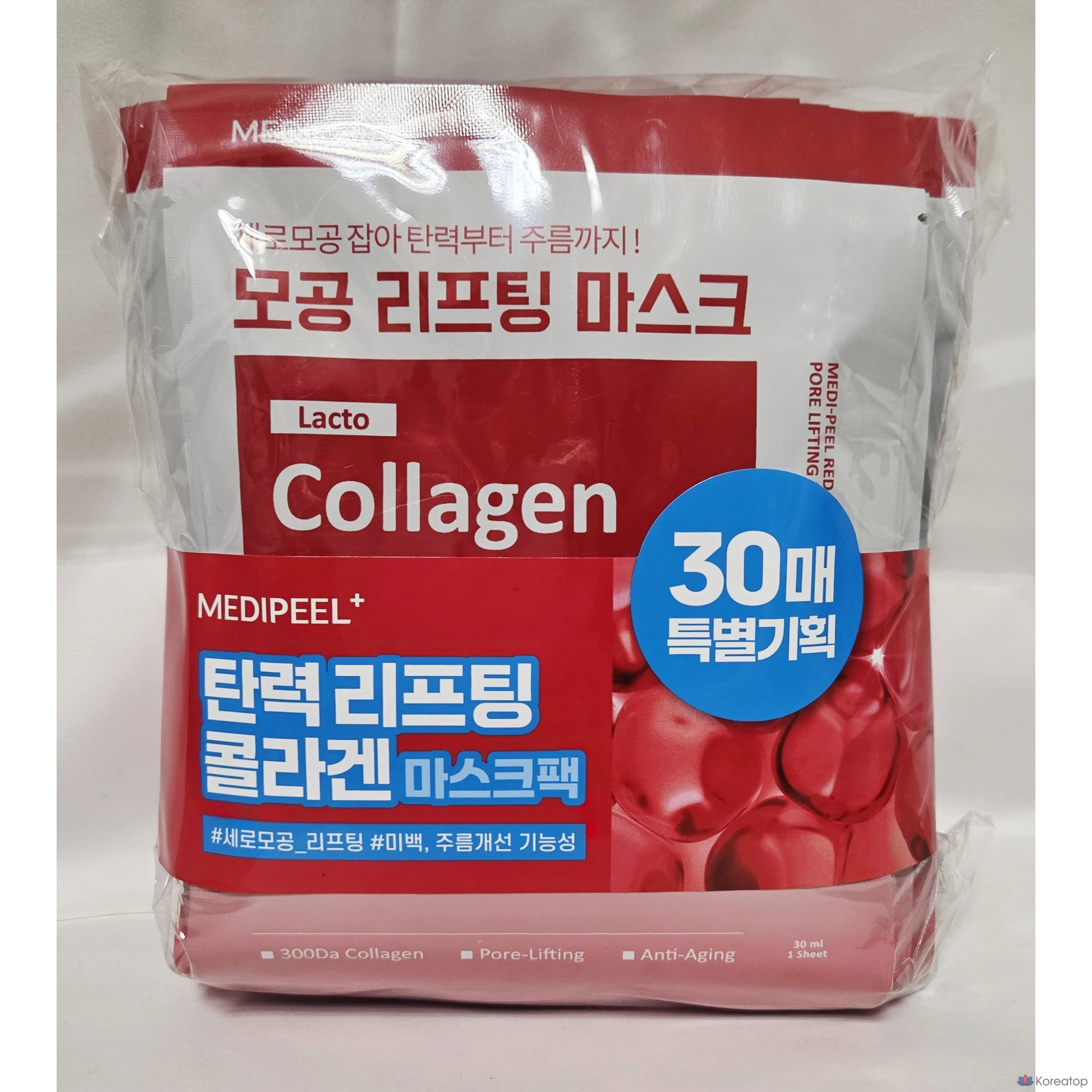 Тканевая маска для лица Medi-Peel Red Lacto Collagen Pore Lifting Mask, 30 шт.