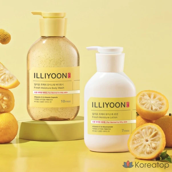 Лосьон для тела ILLIYOON Fresh Moisture Lotion Citrus, 350 мл, 1 шт.