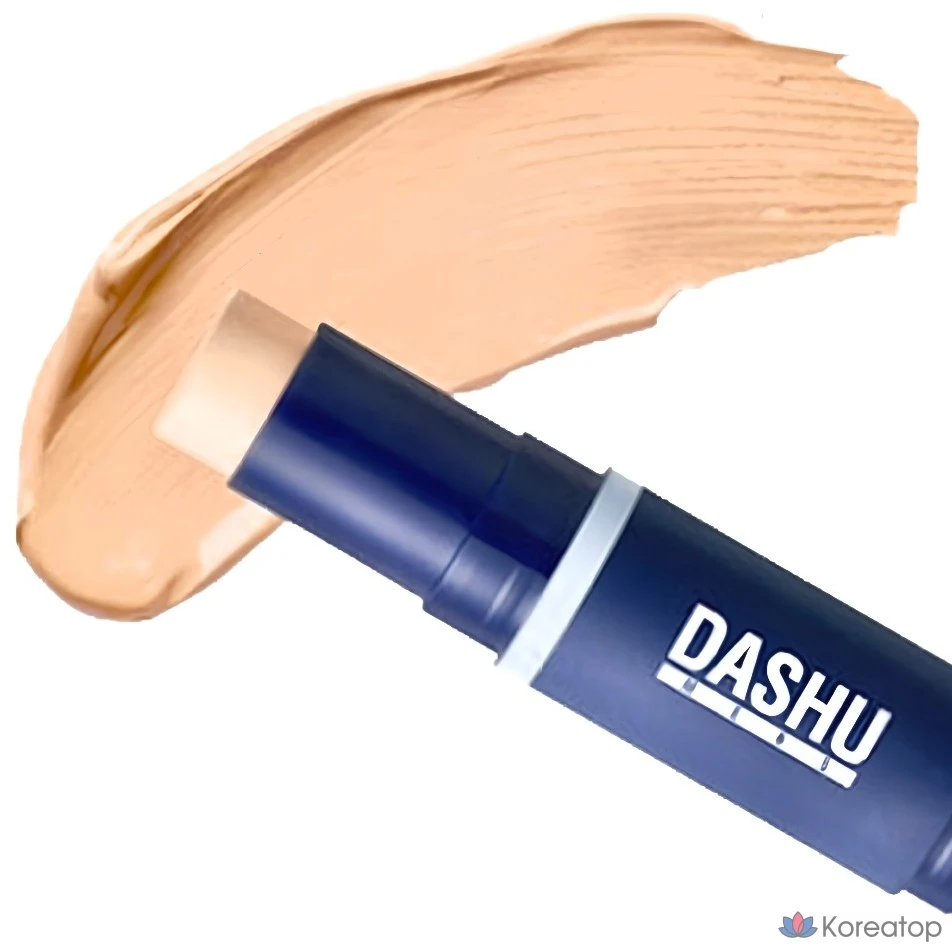 Стик-фундамент DASHU Men's Multi Cover Stick Foundation SPF50+ PA++++, оттенок 01 Light Beige, 12 г, 1 шт.