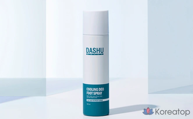 Спрей для ног DASHU Daily Cooling Deo Foot Spray, 1 шт.