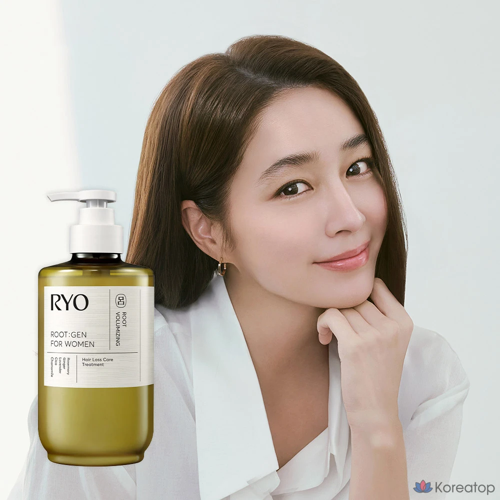 Кондиционер для волос Ryo Rootgen Female Custom Hair Loss Care Treatment, 353 мл, 1 шт., фото 8