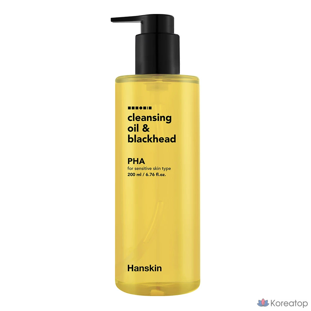 Гидрофильное масло HANSKIN Blackhead PHA Cleansing Oil, 200 мл, 1 шт.