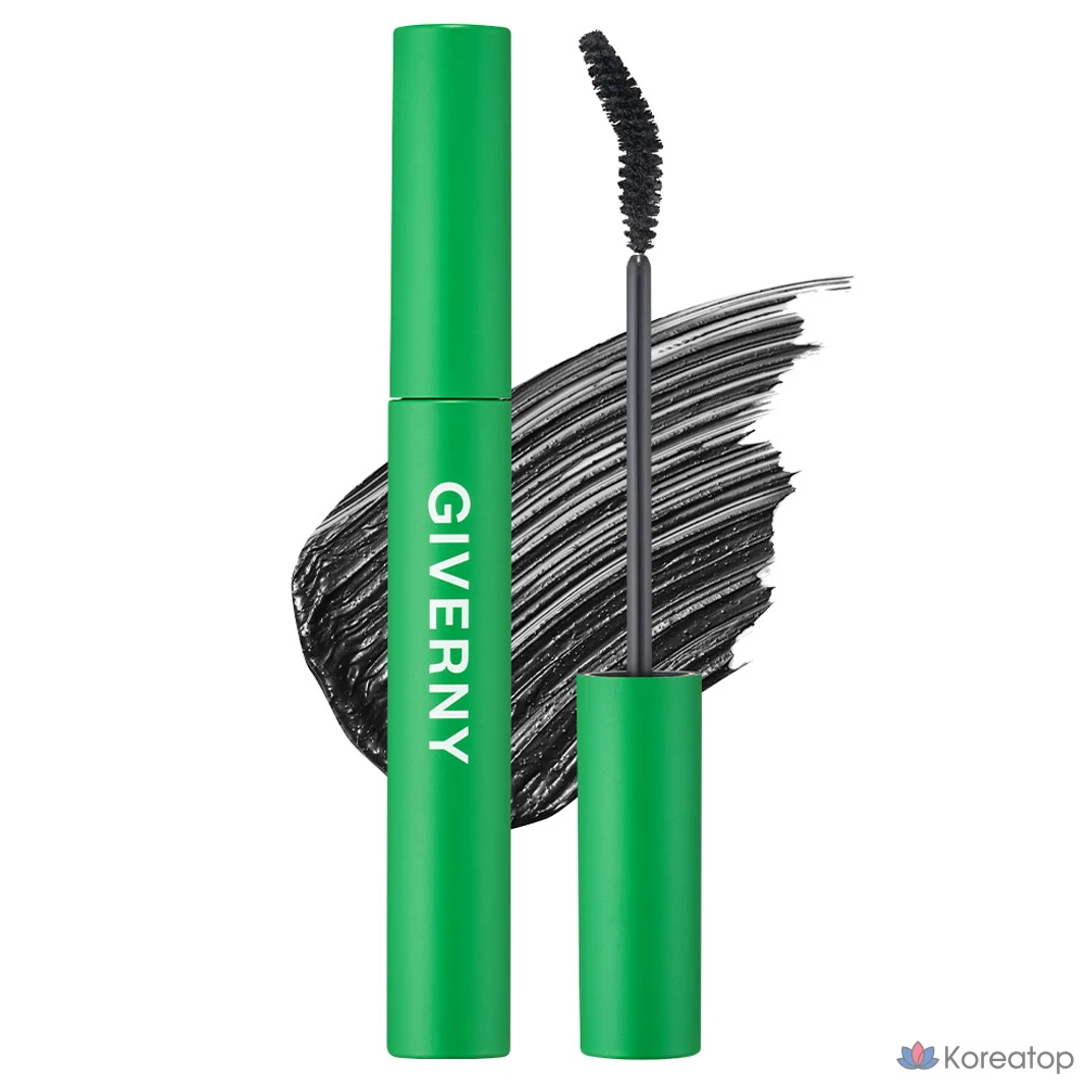Тушь для ресниц Giverny Adhesion Sensitive Volume Mascara, оттенок Black, 5.5 г, 1 шт.