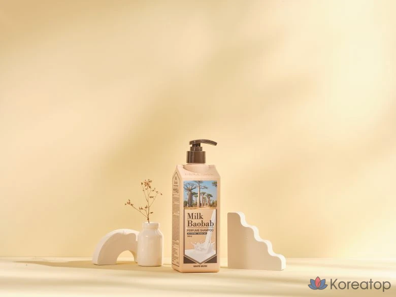 Шампунь Milk Baobab Perfume Shampoo + Кондиционер Treatment White Musk, 500 мл + 1000 мл, 1 шт.